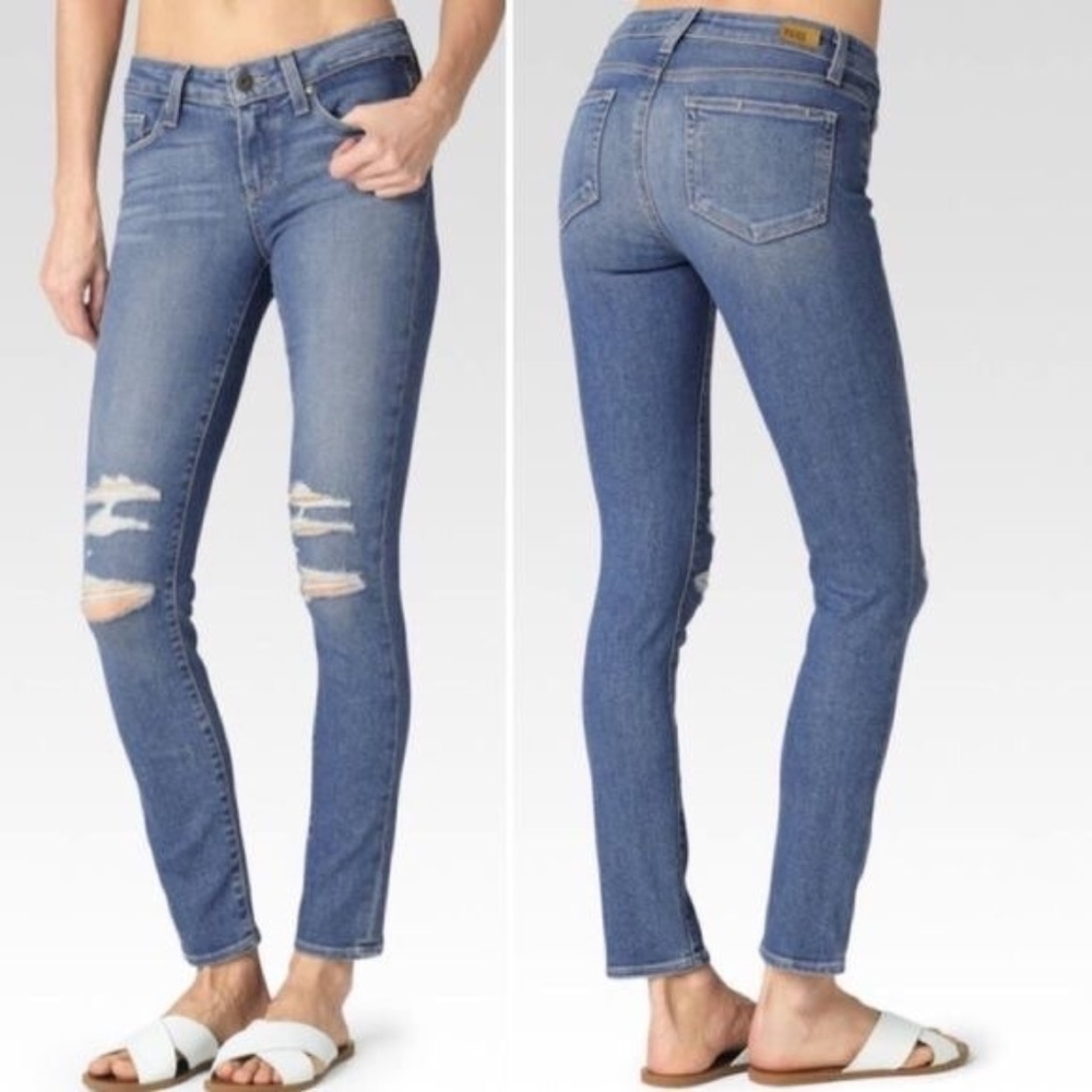 PAIGE JIMMY JIMMY ANKLE BOYFRIEND JEANS
